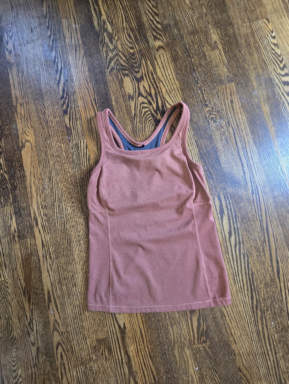 prAna Women’s Ribbed Racerback Tank Top Built-In Bra